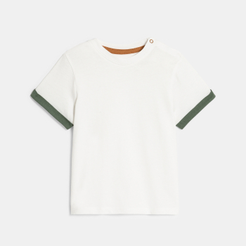 سالوبيت دنيم مخطط وتيشيرت أخضر للأولاد الصغار